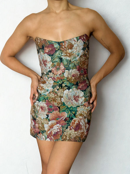 Olivia strapless dress