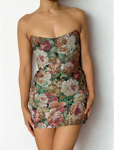 Olivia strapless dress