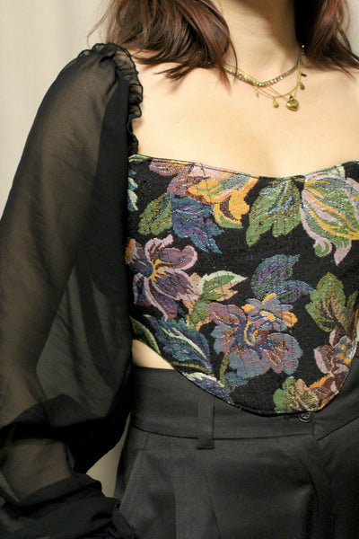 Nora corset with sleeves