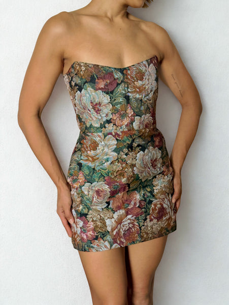 Olivia strapless dress