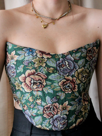 Lily strapless corset