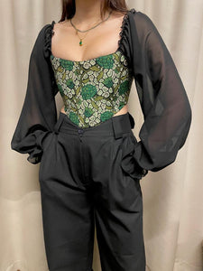 Ivy corset with sleeves