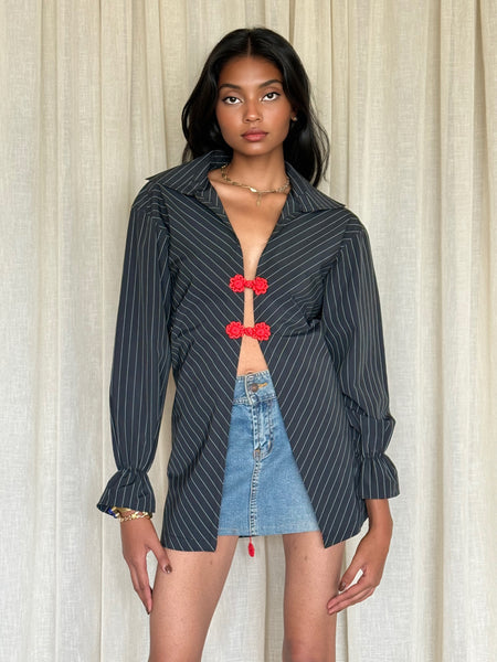 Reworked corset shirt