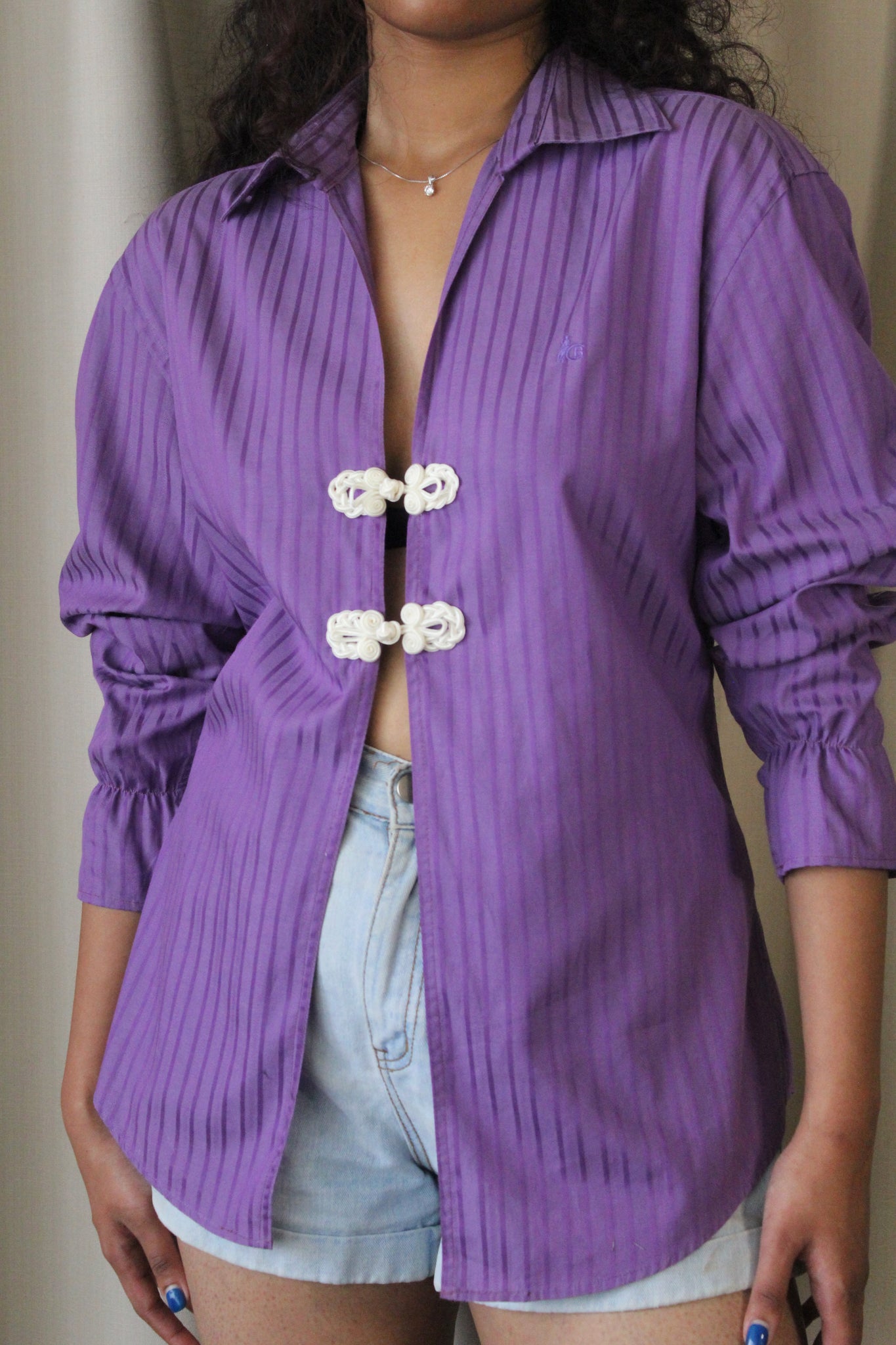 Reworked corset shirt