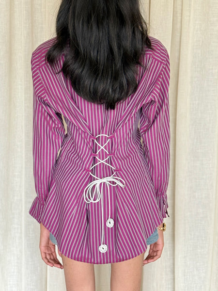 Reworked corset shirt