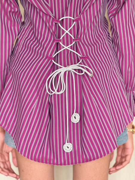 Reworked corset shirt