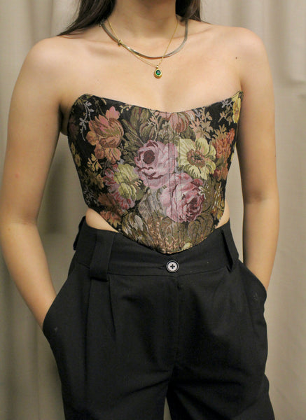 Sophia strapless corset
