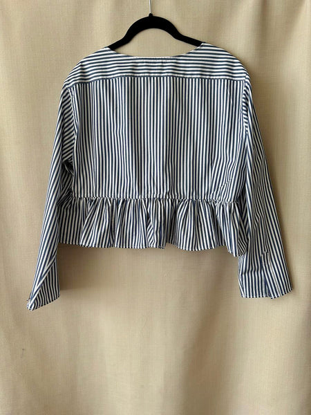 Reworked tie up shirt