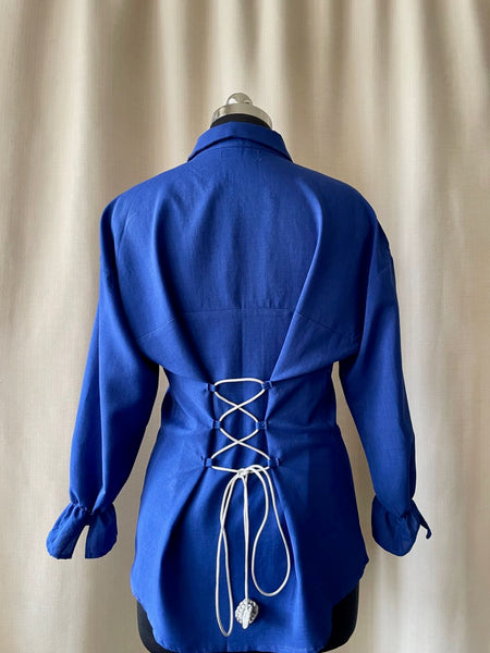 Reworked corset shirt