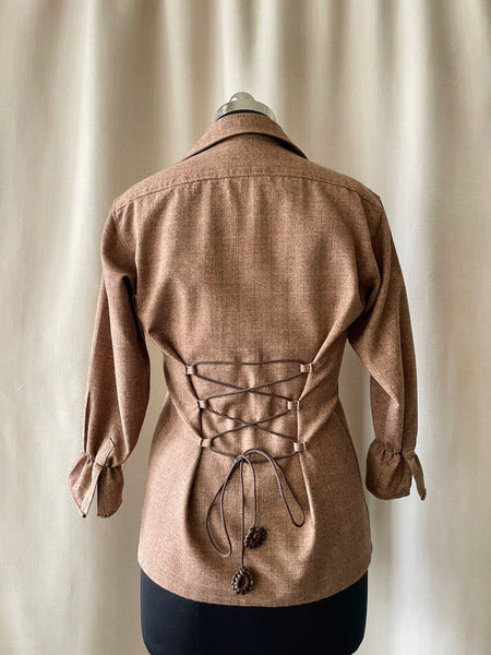 Reworked corset shirt