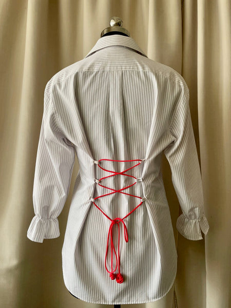 Reworked corset shirt
