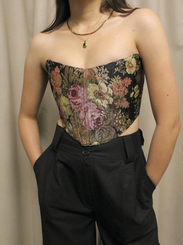 Sophia strapless corset